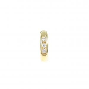 K18YG ダイヤモンド イヤリング 0.04CT 片耳