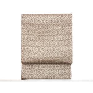【未使用品】名古屋帯　紬織　開き名古屋　全通柄
