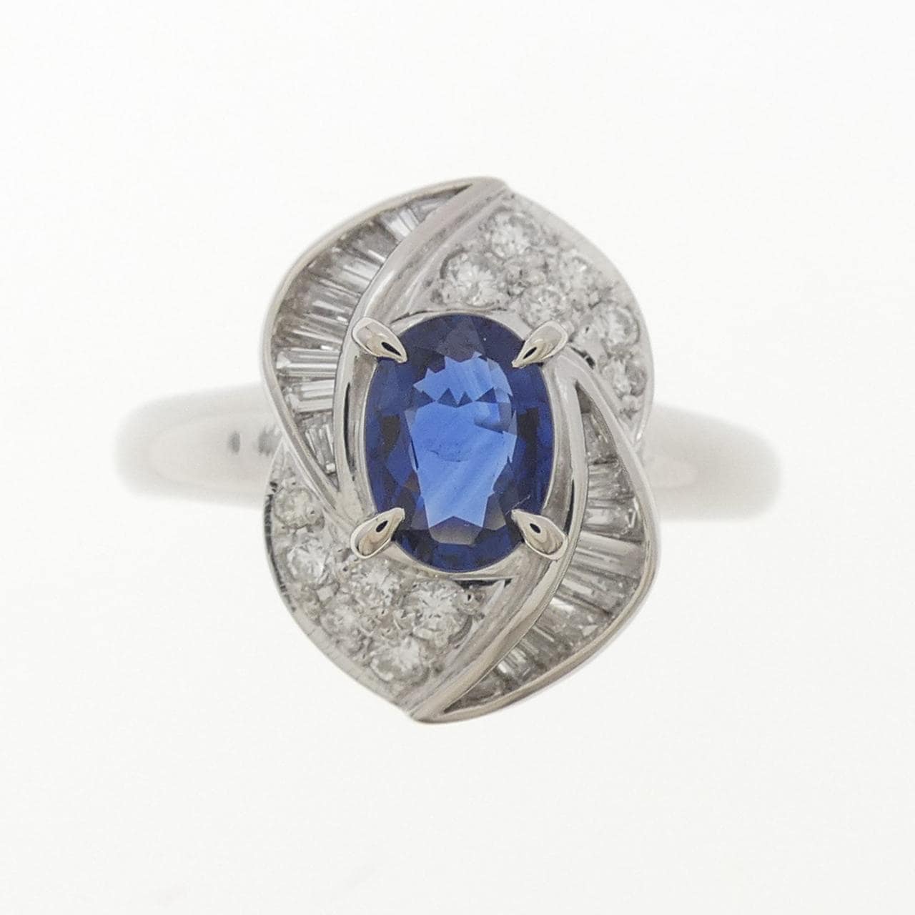 PT900 サファイヤ リング 0.86CT