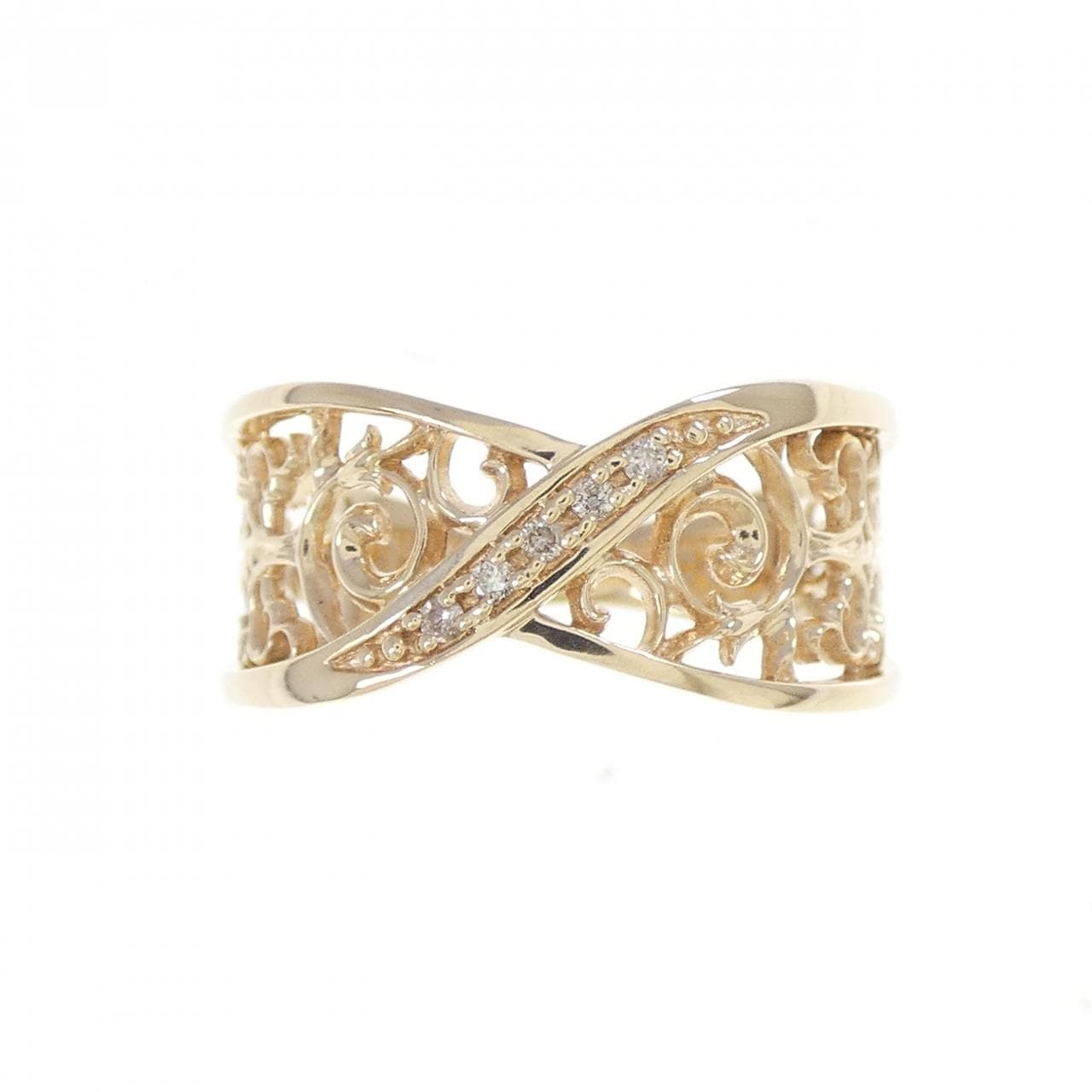 K10YG ダイヤモンド リング