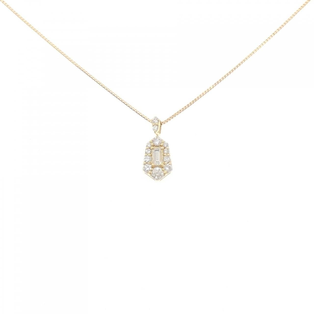 【新品】K18YG ダイヤモンド ネックレス 0.25CT