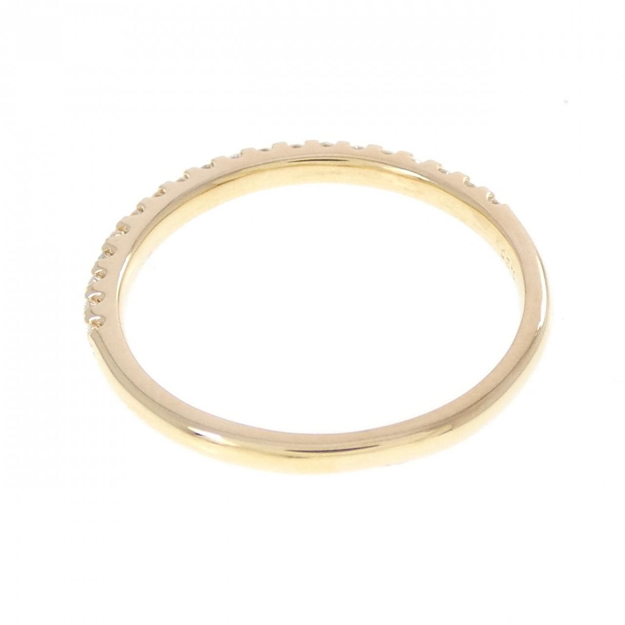 【リメイク】K18YG ハーフエタニティ ダイヤモンド リング 0.20CT