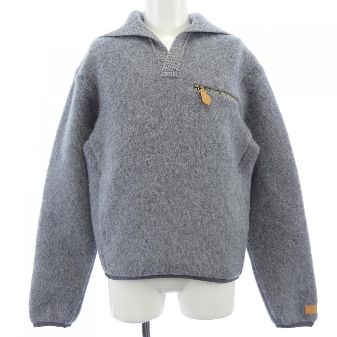 ルイヴィトン LOUIS VUITTON フリースプルオーバー ウィズニットカラー HVY64WC8U ニット