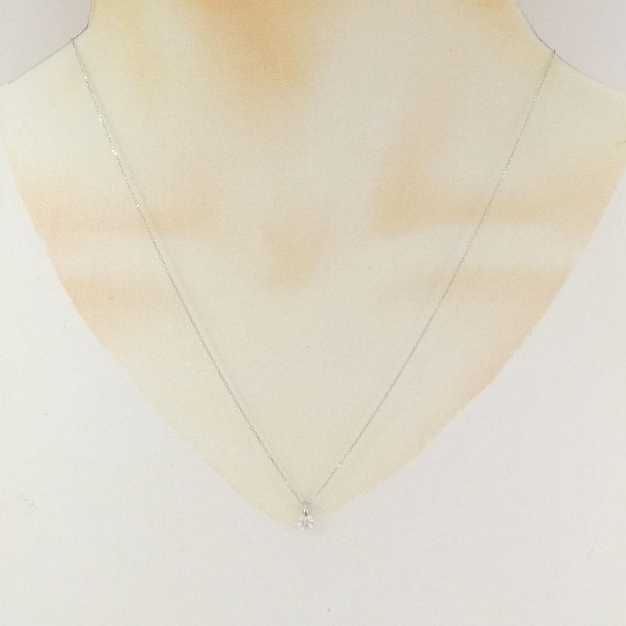 PT900/PT850 ダイヤモンド ネックレス 0.20CT