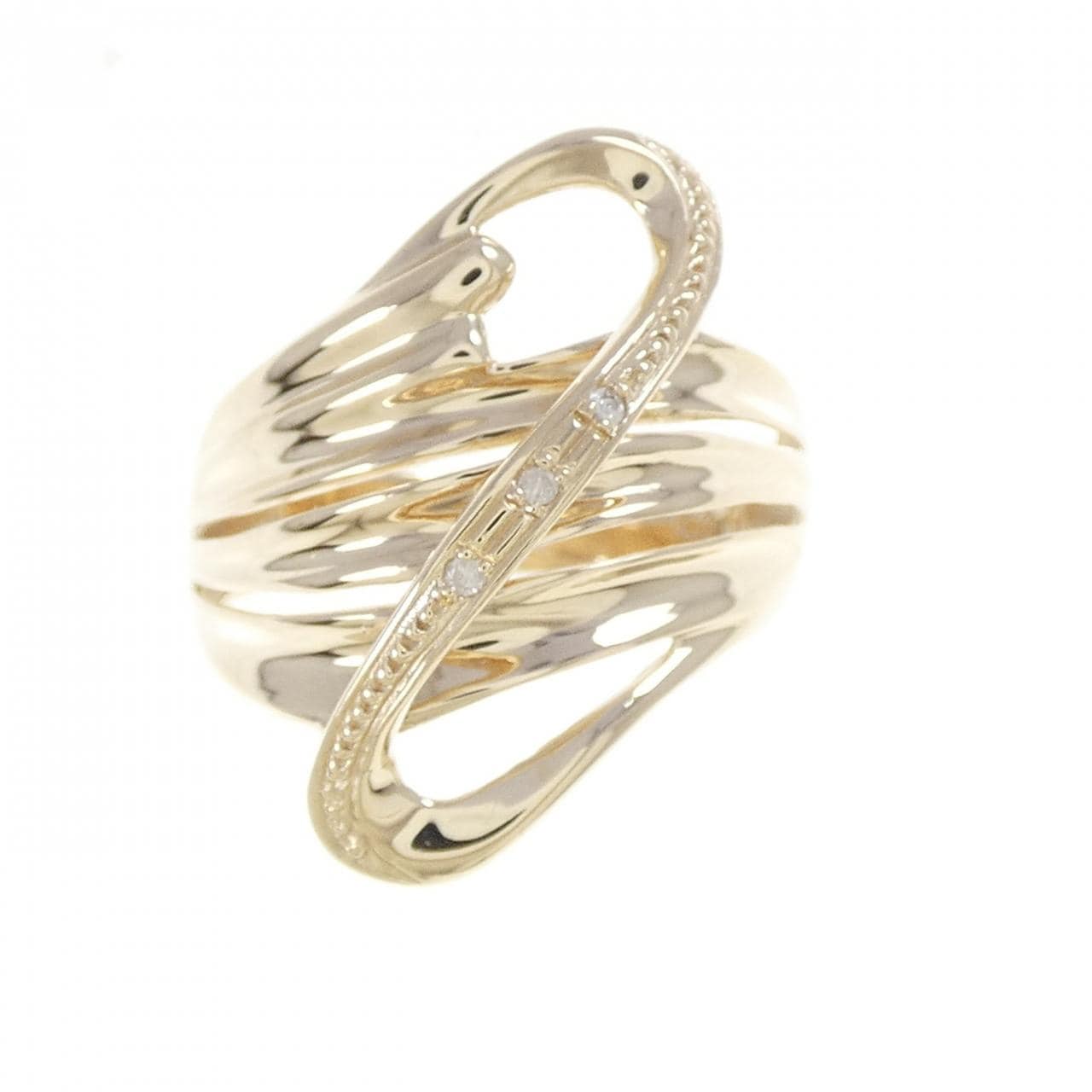 K10YG ダイヤモンド リング