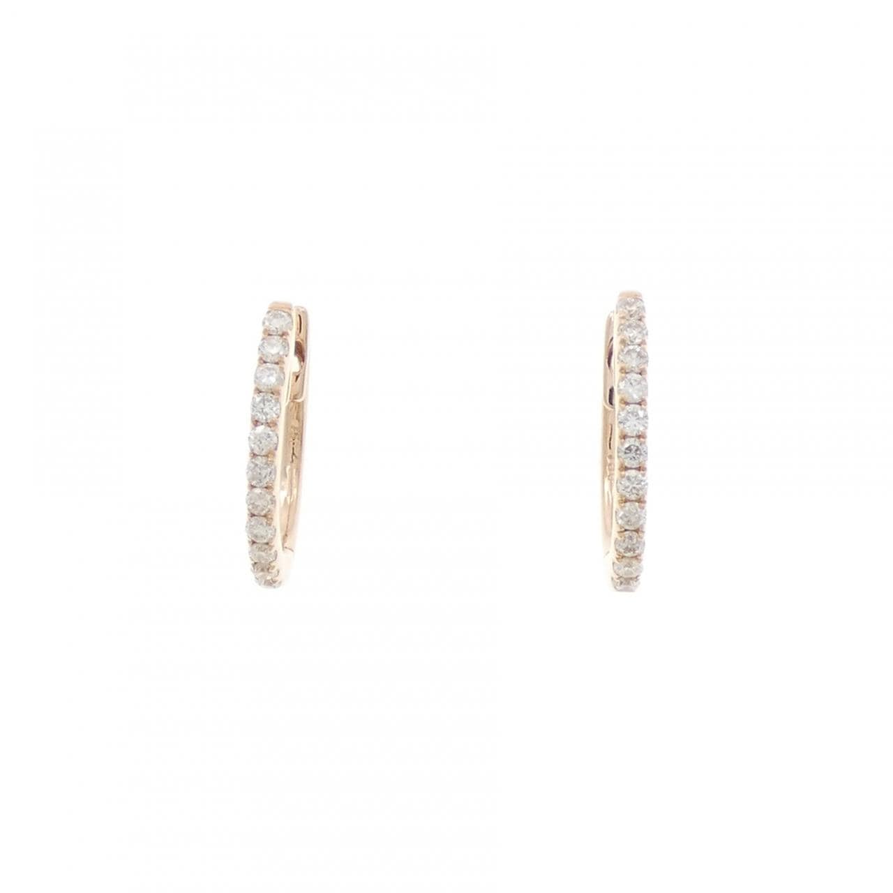 750PG ダイヤモンド ピアス