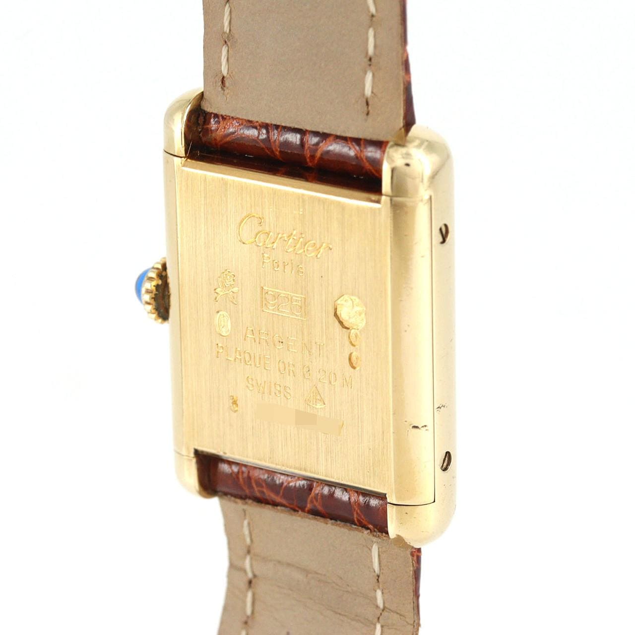 カルティエ マストタンクSM GP GP 手巻