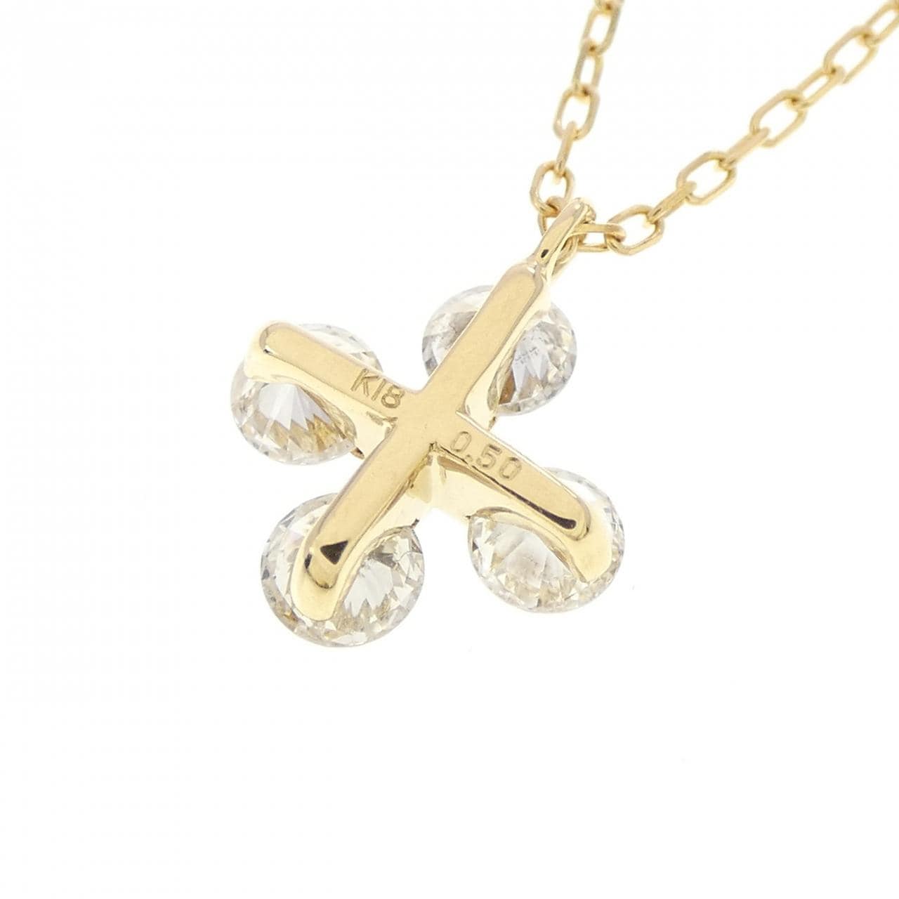 K18YG ダイヤモンド ネックレス 0.50CT