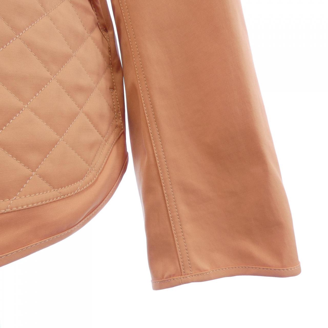 エルメス HERMES JACKET WITH EQUESTRIAN DETAILS 5E0163DQ ノーカラージャケット