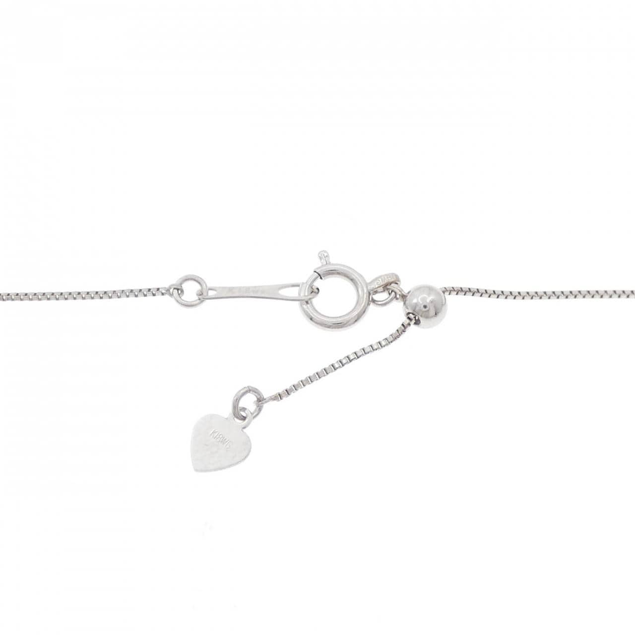 K18WG パライバトルマリン ネックレス 0.16CT