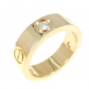 カルティエ ラブ ハーフダイヤ リング