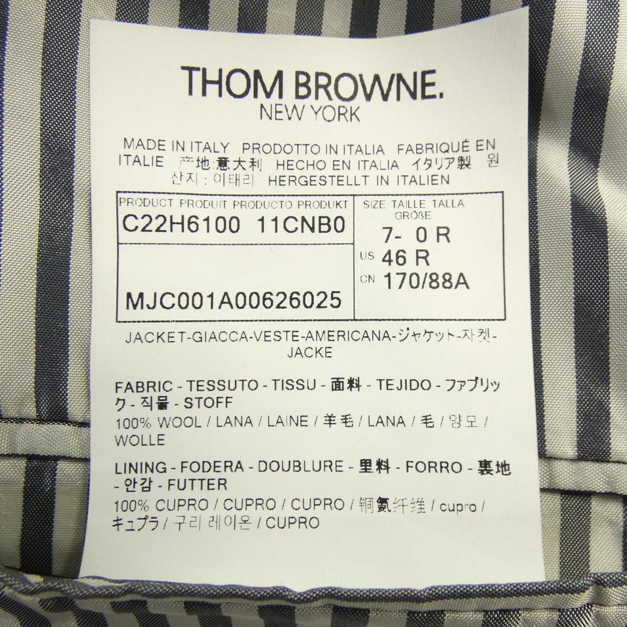 トムブラウン THOM BROWNE MJC001A ジャケット