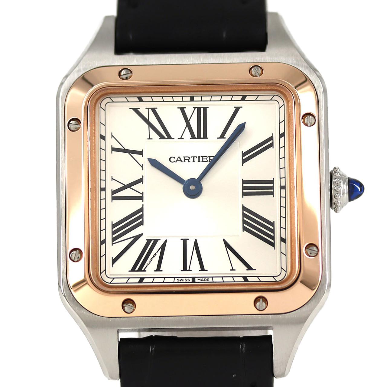 カルティエ サントスデュモンSM PGコンビ W2SA0012 SSxPG クォーツ