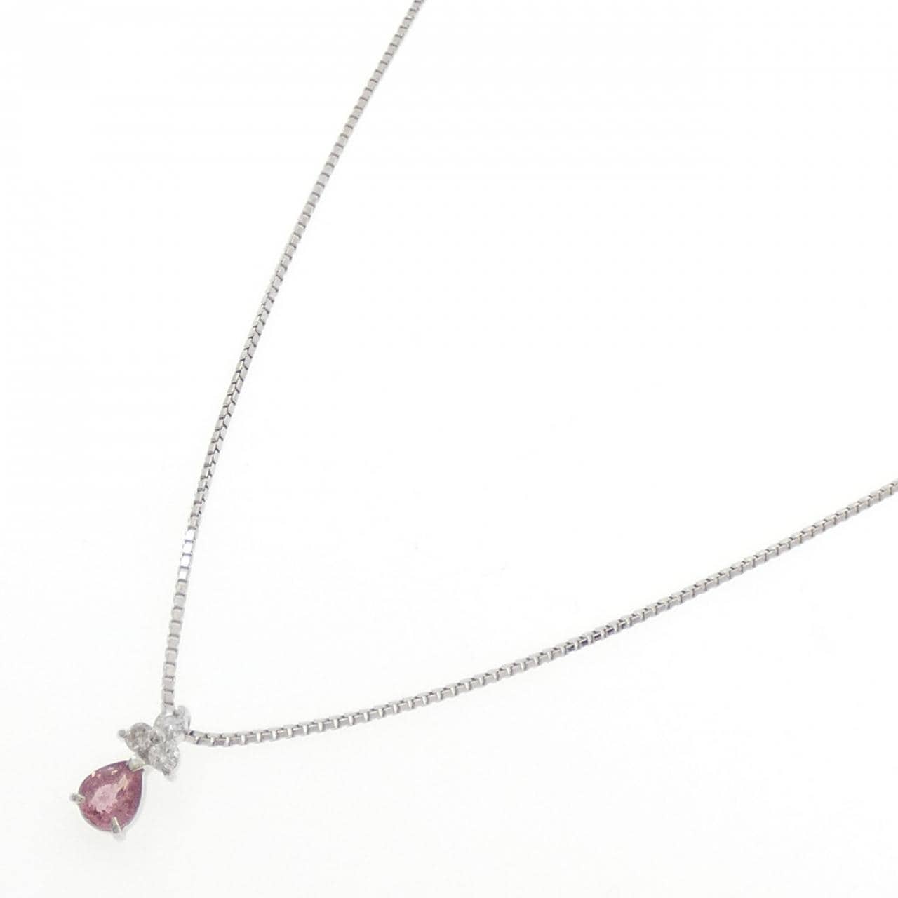 PT900/PT850 サファイヤ ネックレス 0.50CT