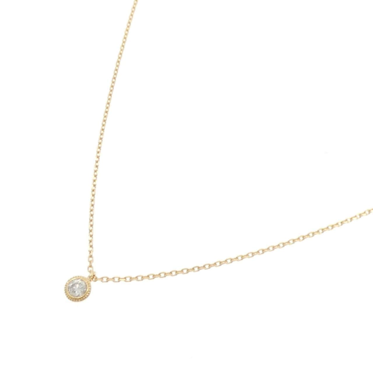 アガット ダイヤモンド ネックレス 0.06CT