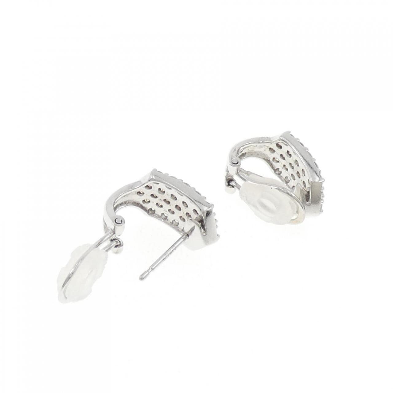 K18WG/K14WG ダイヤモンド ピアス/イヤリング 1.50CT