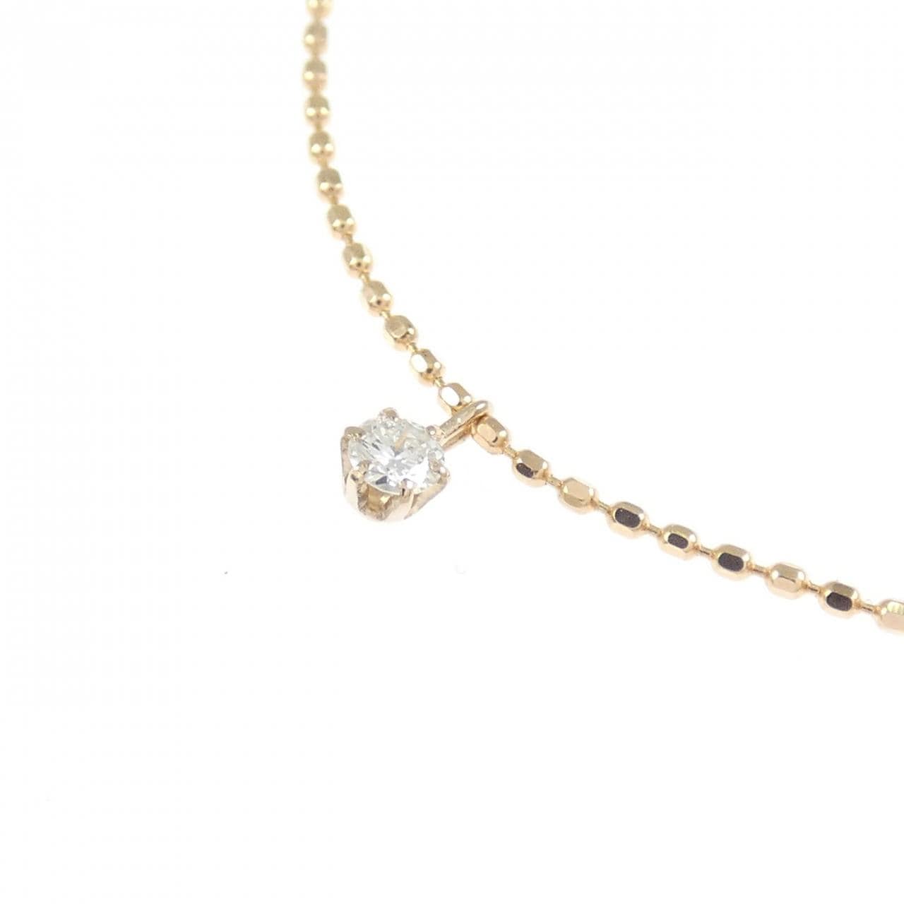 K18PG ダイヤモンド ネックレス 0.30CT