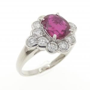 PT900 ルビー リング 1.64CT
