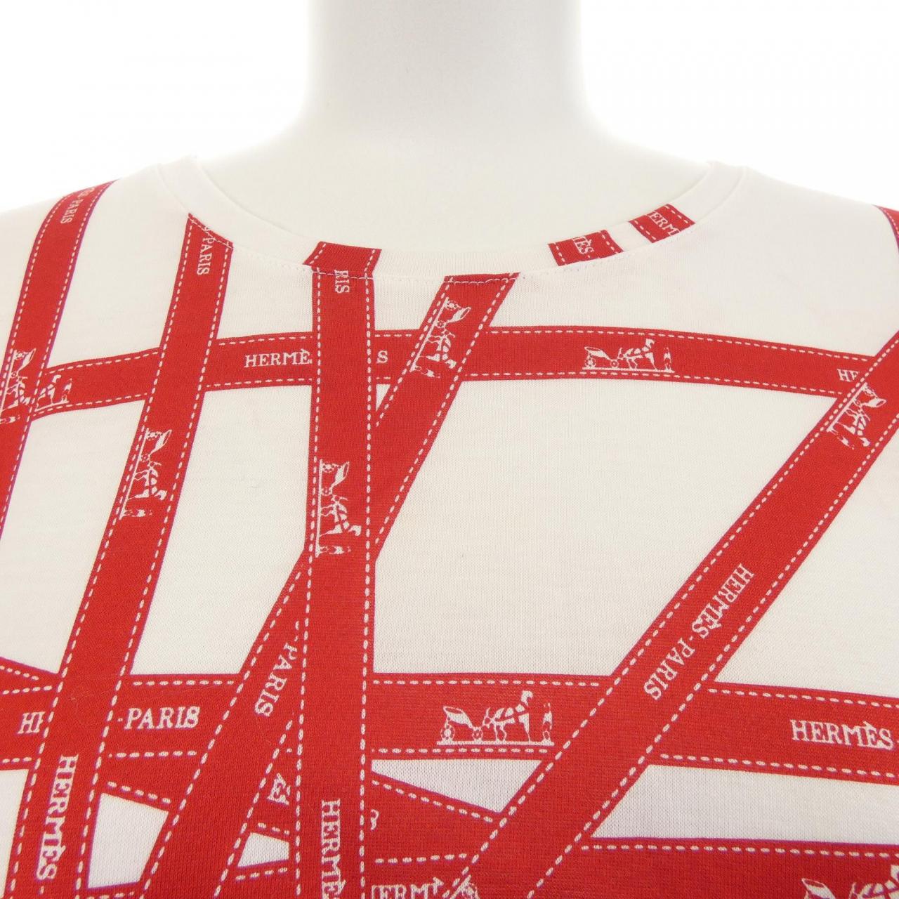 【ヴィンテージ】エルメス HERMES ボリュデュック Tシャツ