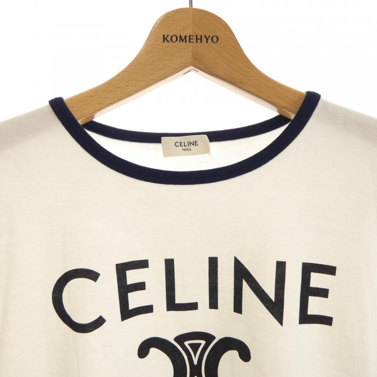 セリーヌ CELINE CELINE PARIS Tシャツ　トリオンフ TRIOMPHE 2X872671Q Tシャツ