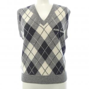 ミュウミュウ MIU MIU MIU MIU ロゴ MMV106 S232 13K7 ベスト