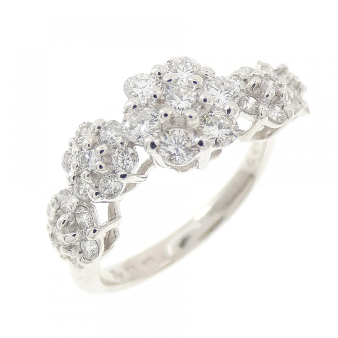 ポンテヴェキオ フラワー リング 0.80CT
