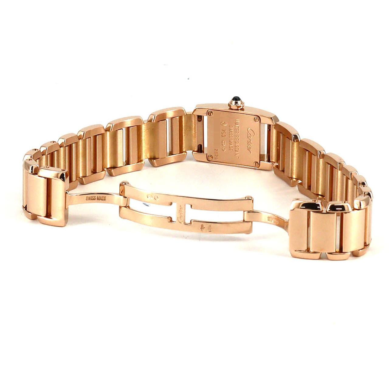 カルティエ タンキッシムSM PG W650018H PG･RG クォーツ