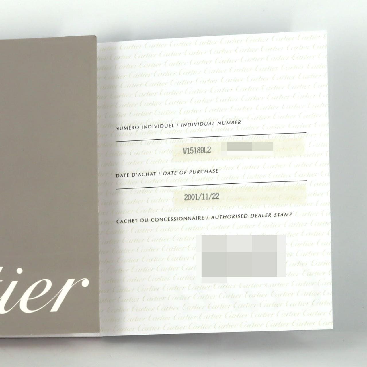 カルティエ ミニベニュワール WG W15189L2 WG クォーツ