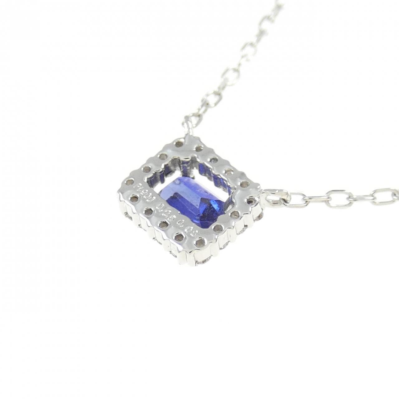 【新品】PT サファイヤ ネックレス 0.25CT