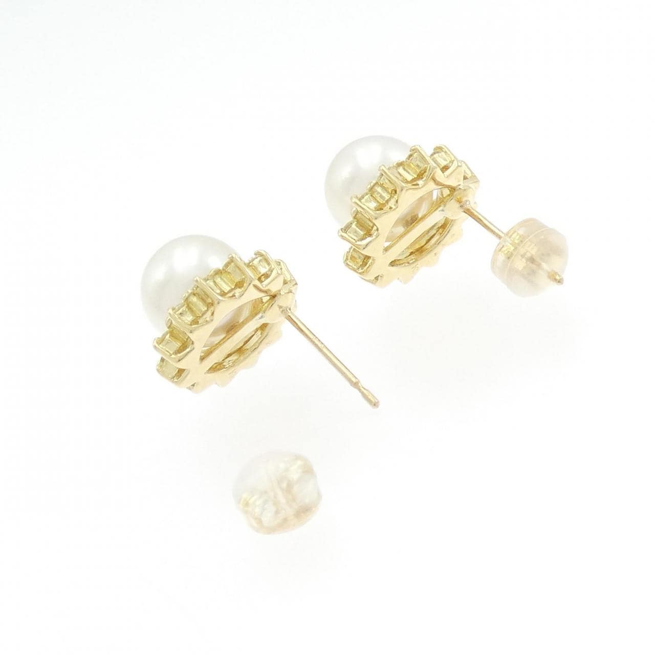 K18YG アコヤパール ピアス 8.5mm