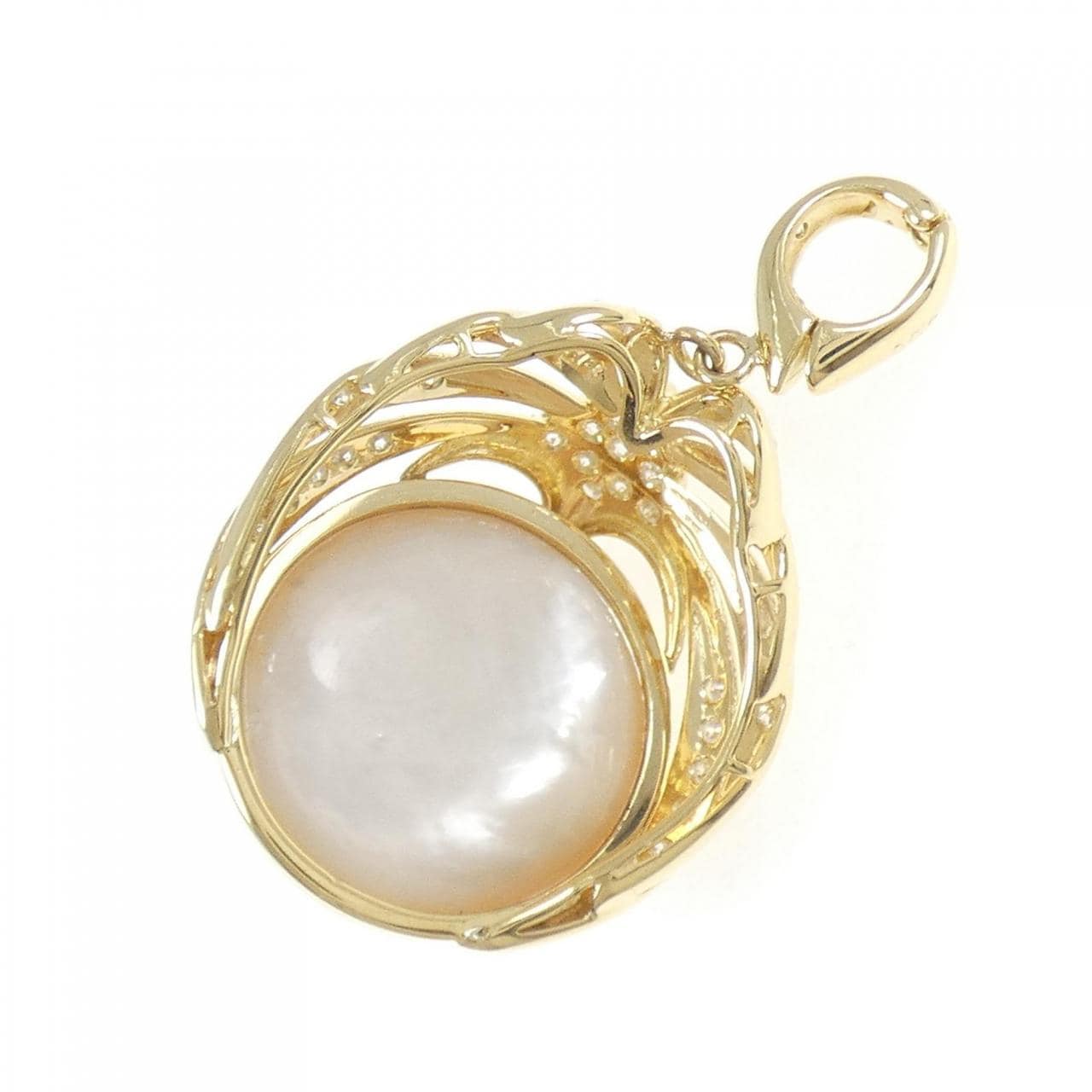 K18YG マベパール ペンダント