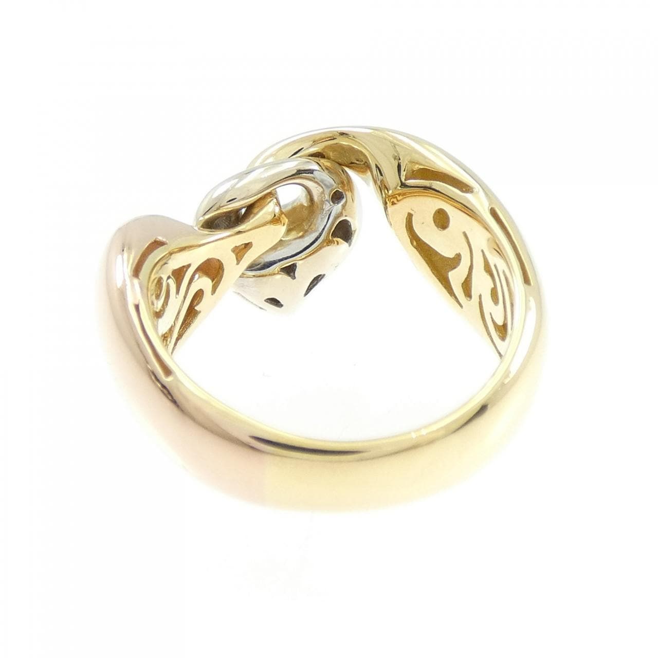 750スリーカラー ダイヤモンド リング