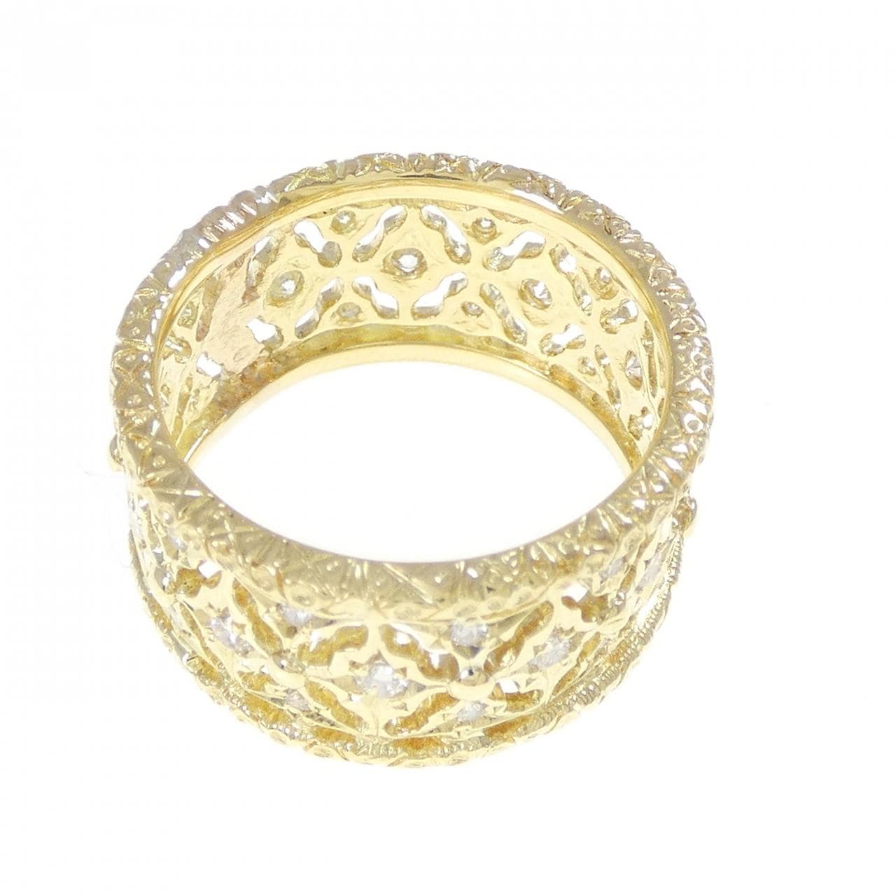 K18YG/K18PG ダイヤモンド リング 0.45CT