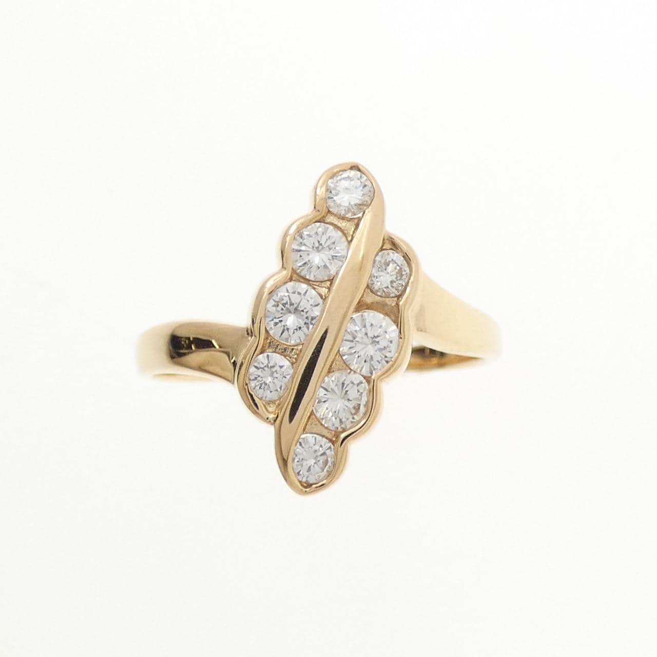 K18YG ダイヤモンド リング 0.50CT