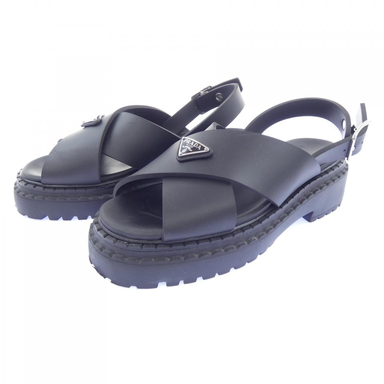 プラダ PRADA トライアングルロゴ 1X1020 サンダル