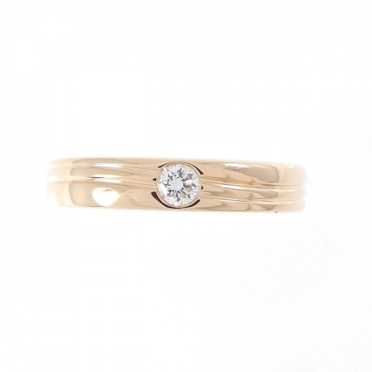 750PG ダイヤモンド リング 0.07CT