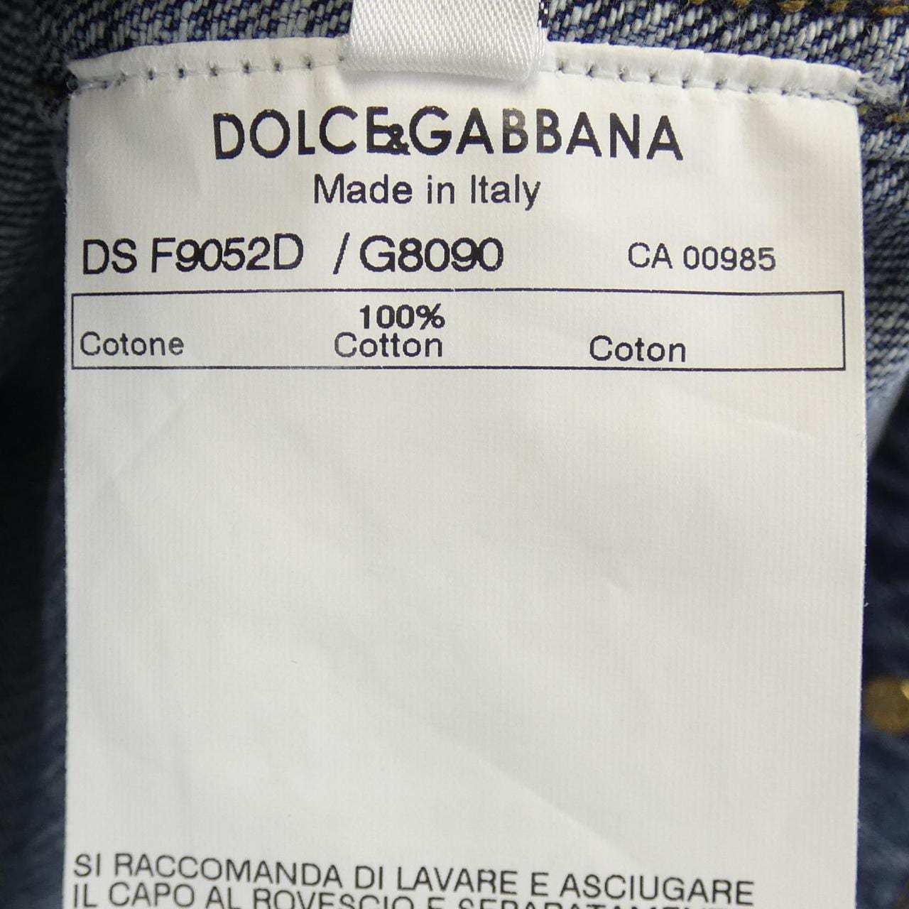 DOLCE&GABBANA嘉班纳牛仔夹克