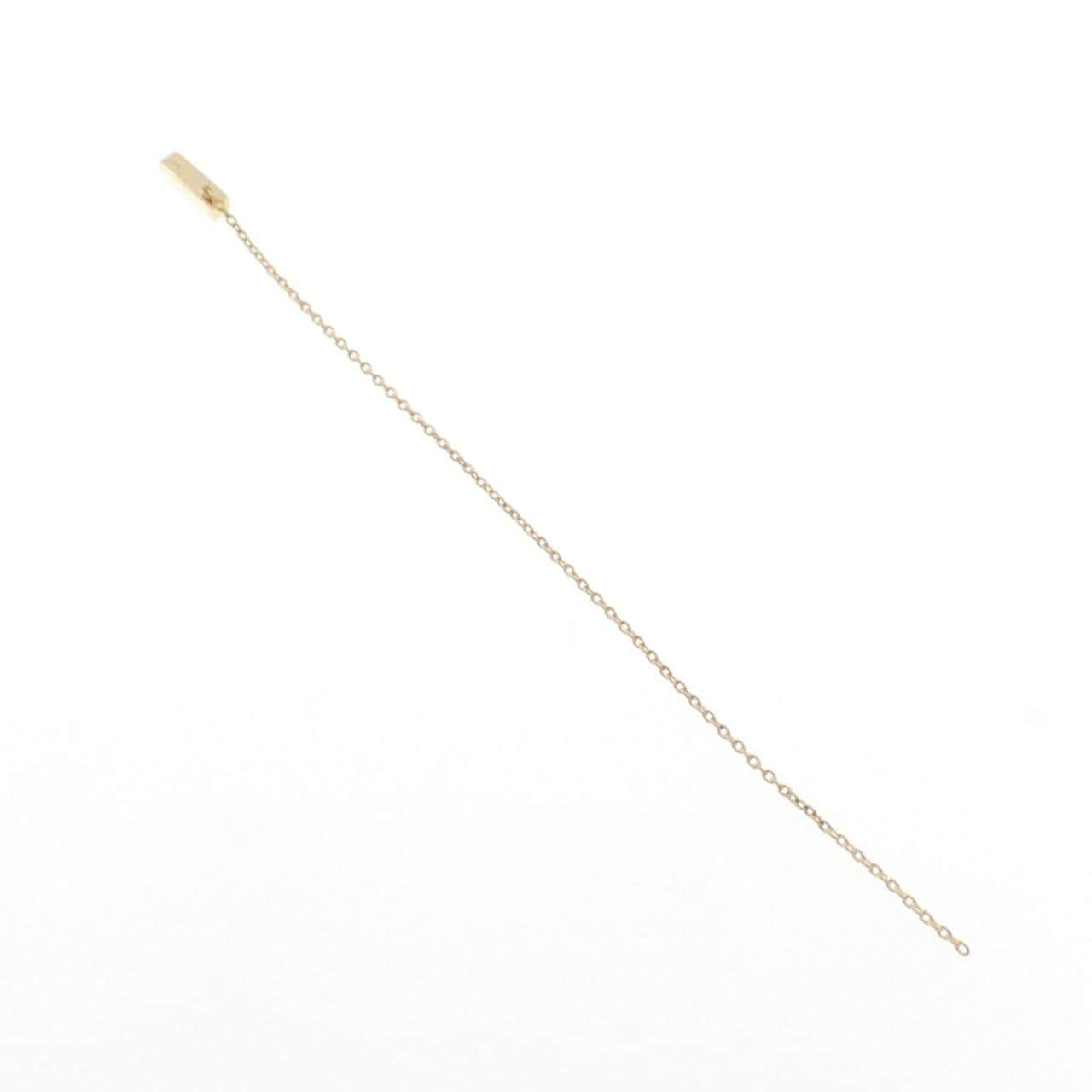 K18YG ダイヤモンド ピアス 片耳