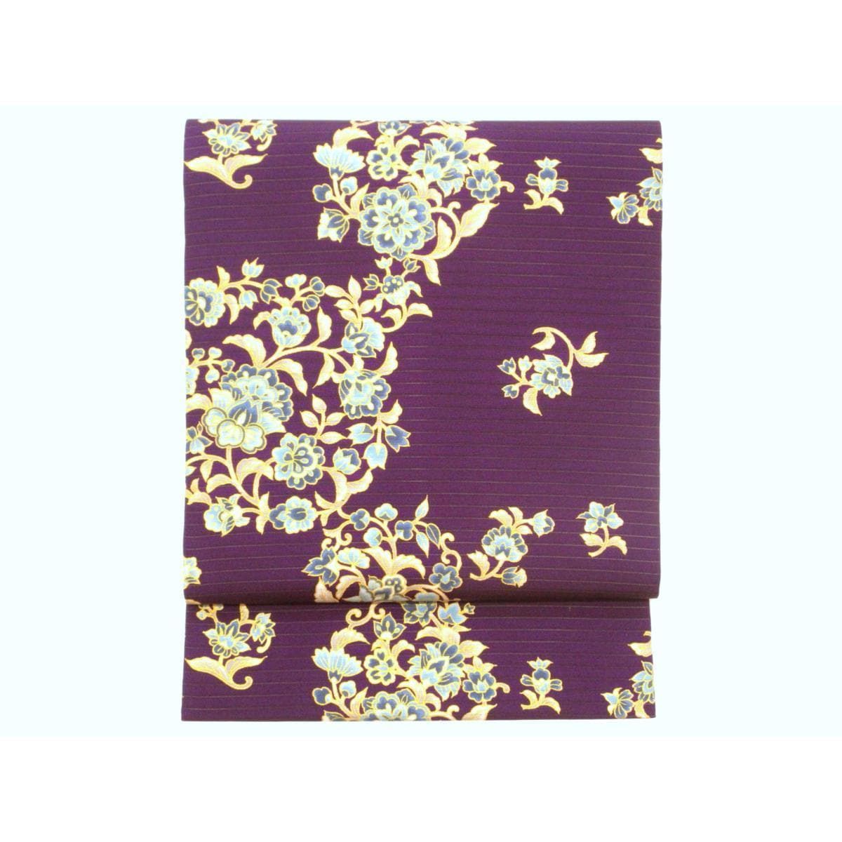 【未使用品】夏名古屋帯　絽塩瀬染帯　全通柄【岡重】