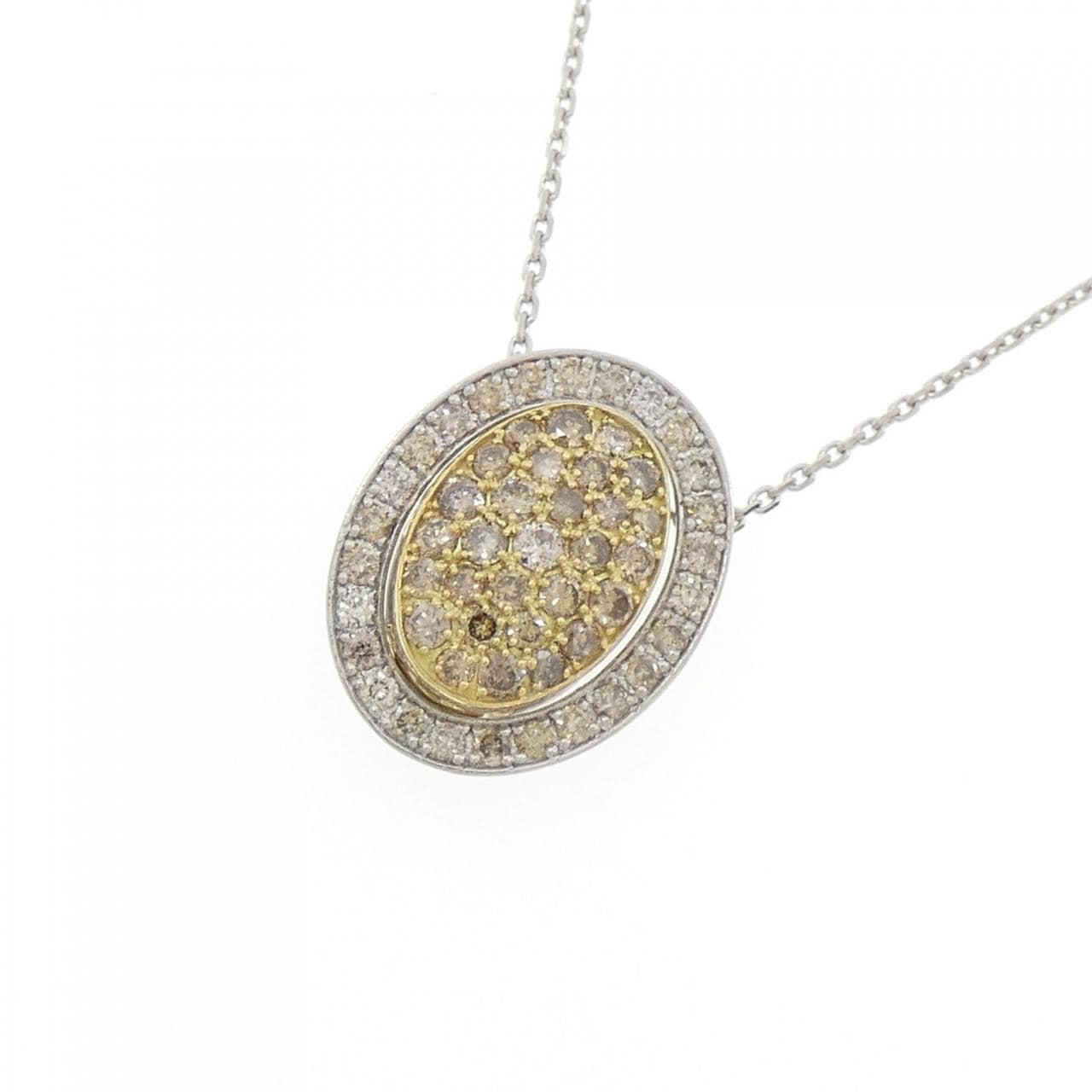 PT950/K18YG/PT850鑽石項鍊 0.50CT