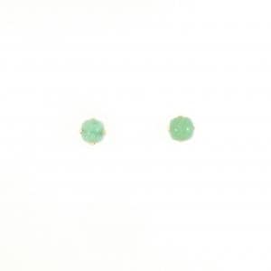 【新品】K18YG クリソプレーズ ピアス