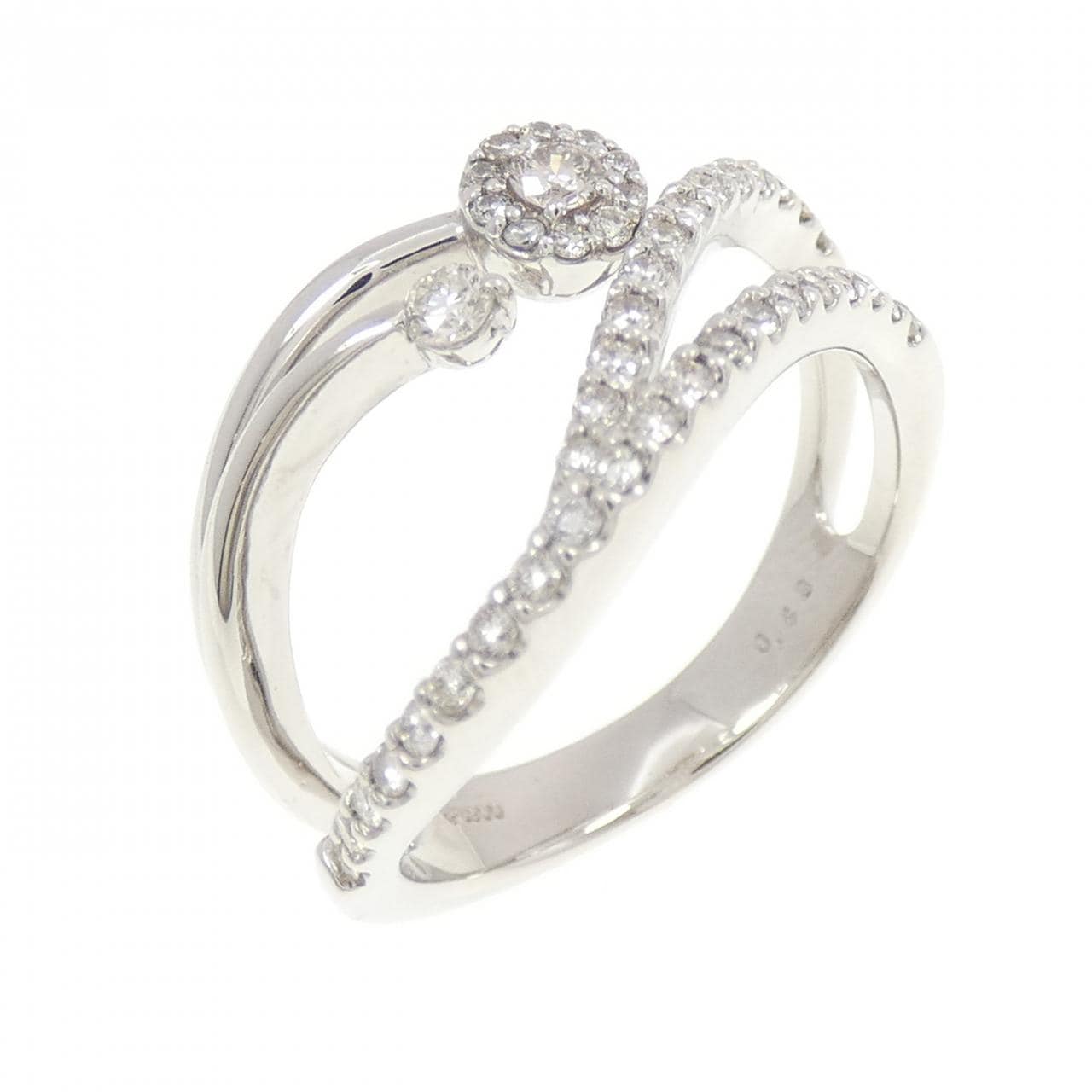 PT900 ダイヤモンド リング 0.43CT