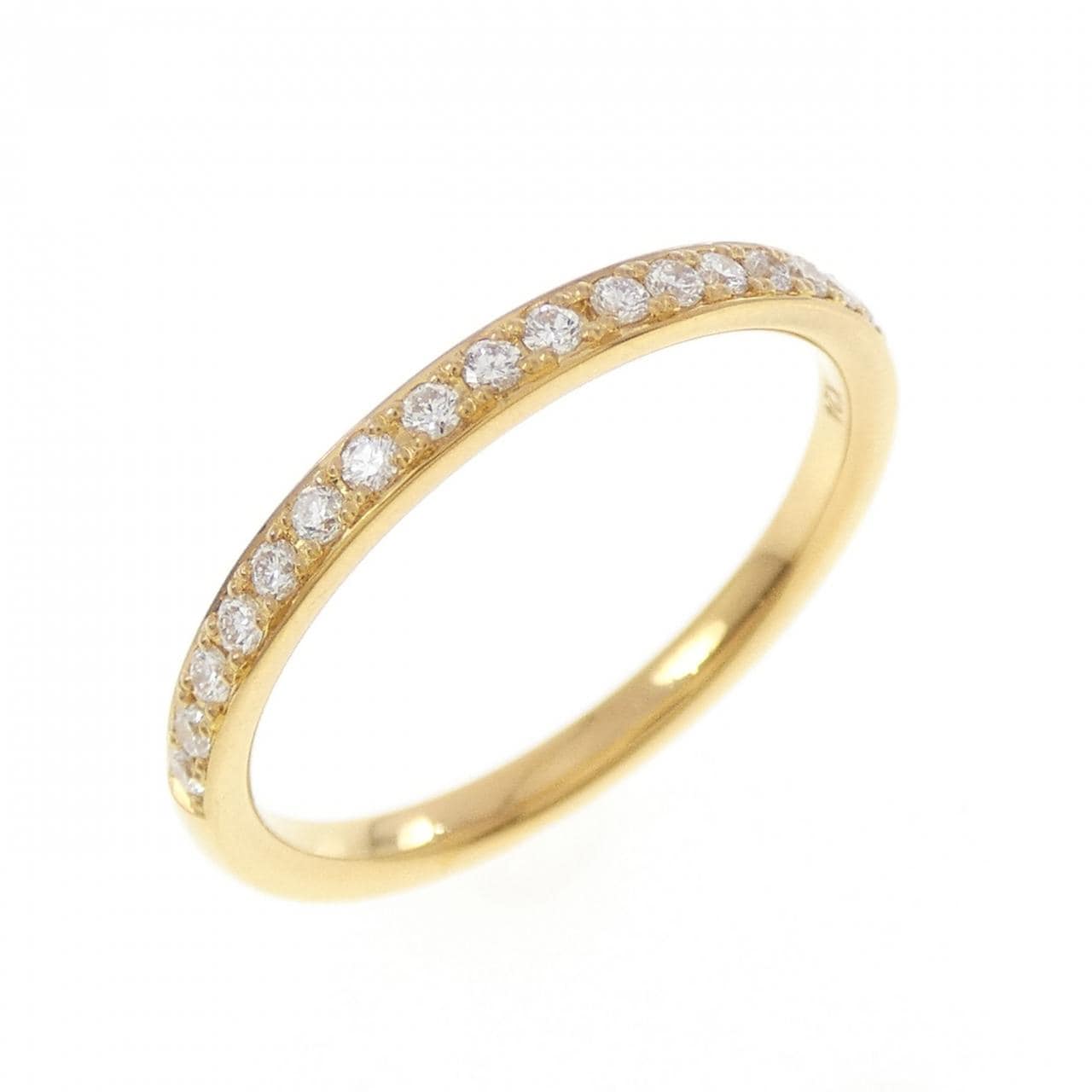 【リメイク】K24YG ハーフエタニティ ダイヤモンド リング 0.20CT