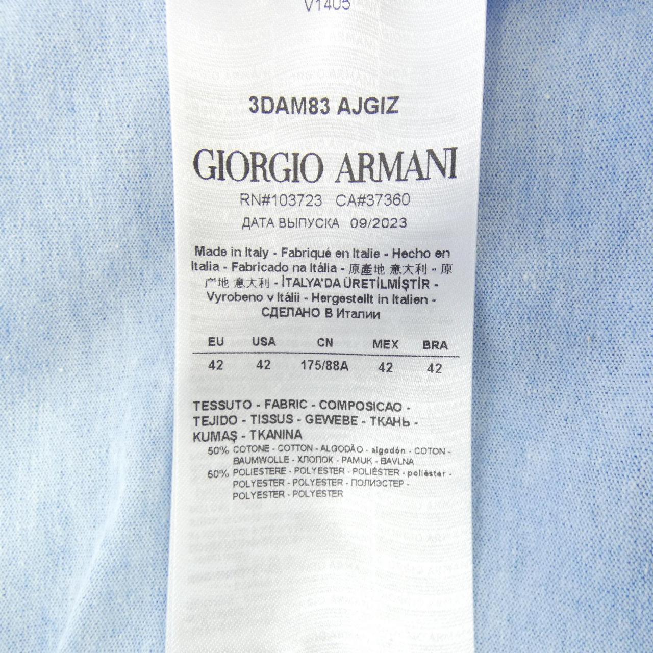 ジョルジオ アルマーニ GIORGIO ARMANI 3DAM83 AJGIZ Tシャツ