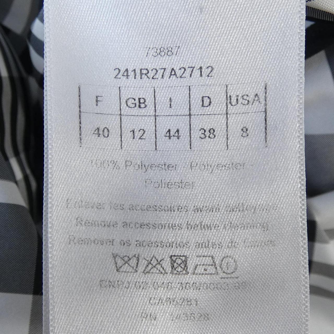 クリスチャンディオール CHRISTIAN DIOR 241R27A2712 ワンピース