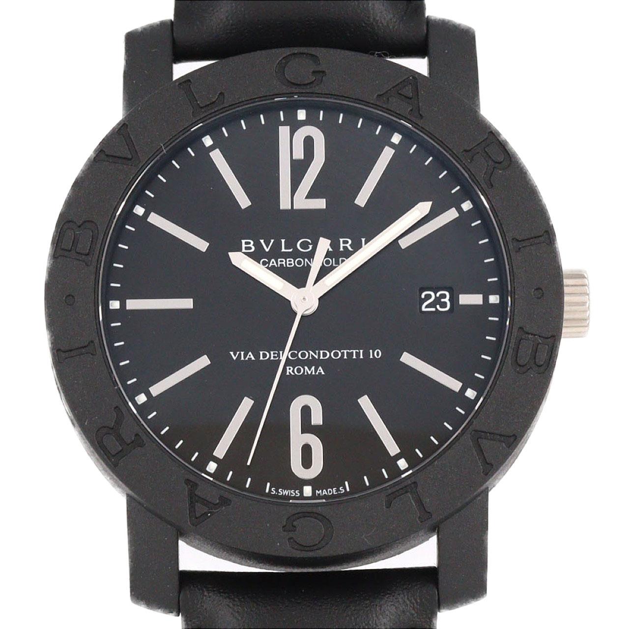 ブルガリ ブルガリブルガリカーボンゴールド BB40CL/BBW40CGLD カーボン 自動巻