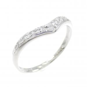 K18WG ダイヤモンド リング 0.12CT