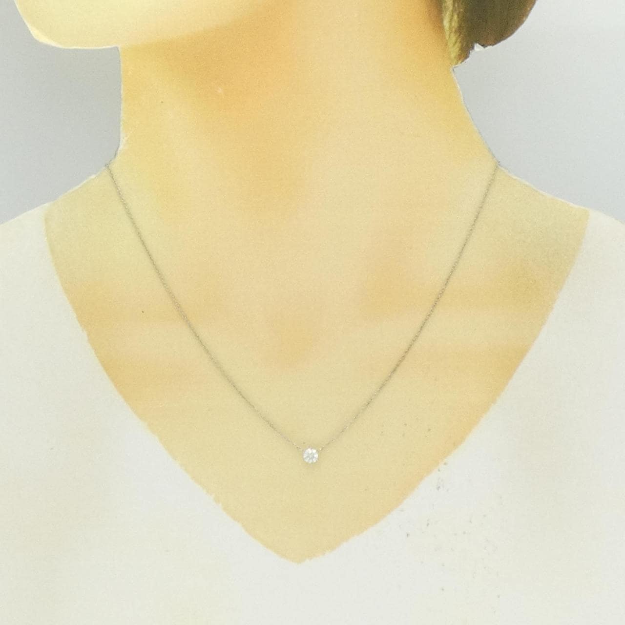 PT900/PT850 ダイヤモンド ネックレス 0.30CT E SI2 3EXT
