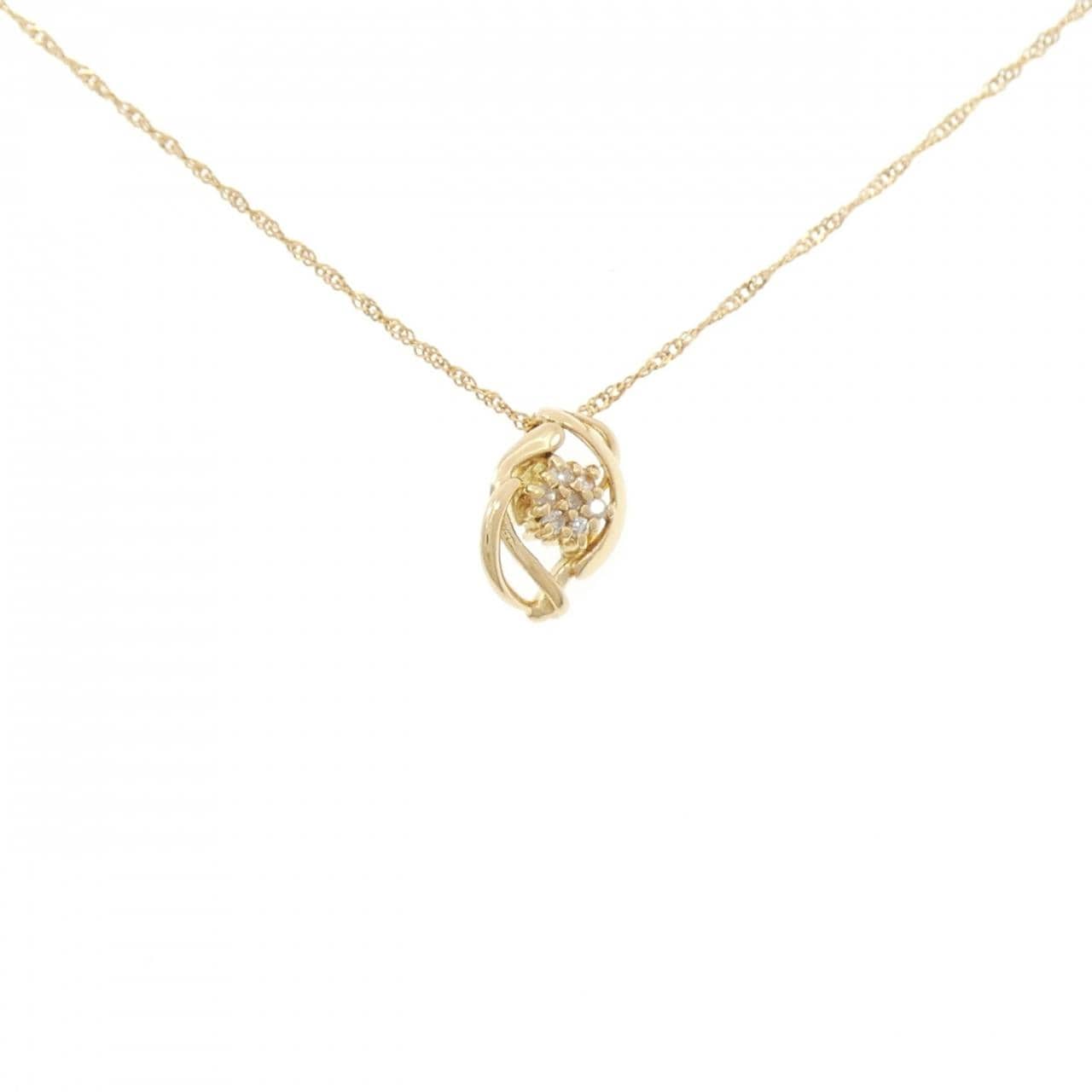 K18YG ダイヤモンド ネックレス 0.05CT