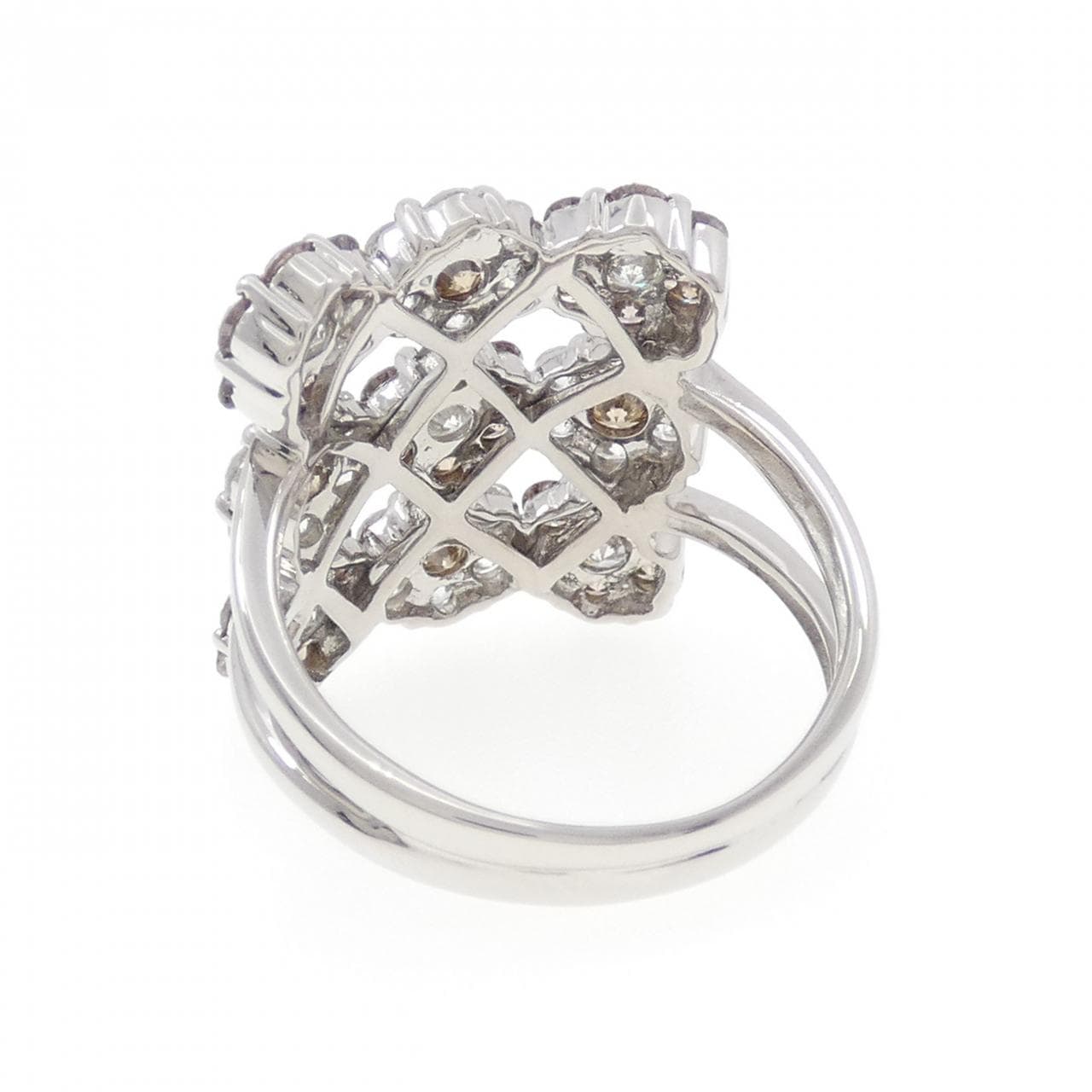750WG ダイヤモンド リング 2.80CT